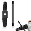 COYUN 2 x Double Head Screw Extractor with Stick, Pipe