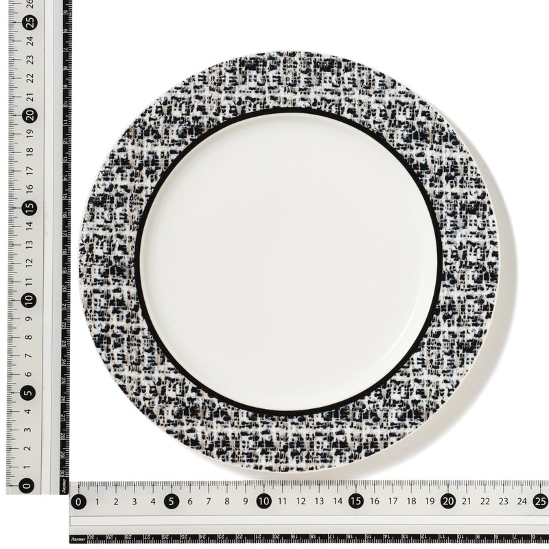 Francfranc Franc Tweed Plate Medium Black