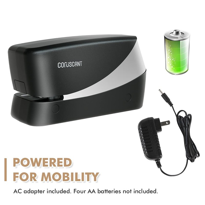 Coruscant Electric Stapler, Heavy Duty Desktop Stapler, Includes 2000 Staples