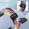 RanBluu 20 mm 22 mm Nylon Strap, Braided Replacement Strap,