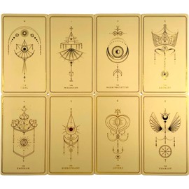 Tarot Cards, 78 Sheets, Weight Edition, Tarot Divination Telling, Soul Cards, Green Dream, Japanese Instruction Manual Included (English Language Not Guaranteed)