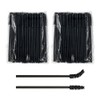 Poa Shop Disposable Eyebrow Mascara Screw Brush J-J028, 100 pcs, Black / 뽀아샵 일회용 눈썹 마스카라 스크류 브러시 J-J028, 100개, 블랙