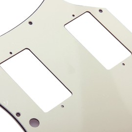 3Ply American Standard SG Full Face Guitar Pickguard Scratch Plate for Gibson SG Standard (Cream)