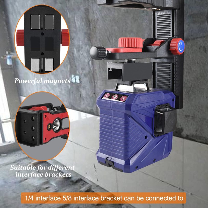 Laser Mount, Multifunctional Laser Tripod, Strong Magnetic Adjustable, for Bosch