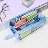 BAYTORY Clear Pencil Case, Large Capacity Transparent Pencil Case, Waterproof