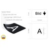 Lacerto® 13 x 13 mm German Sticker Set for PC