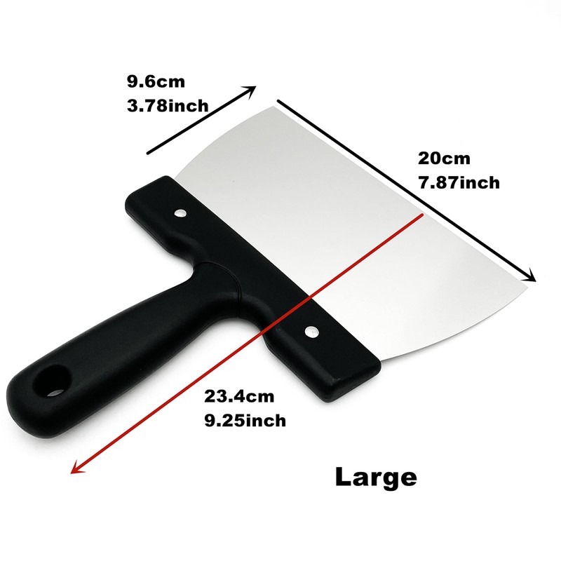 Goldbaking Coating Spatula for Chocolate Scraper Chocolate Thermostat Spatula Stainless