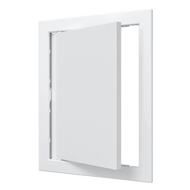 Inspection Flap 20 x 20 cm White Inspection Door for Drywall Maintenance Door Service Flap for Inspection and Cover ABS Plastic Cleaning Flap Maintenance Opening 200 x 200 mm