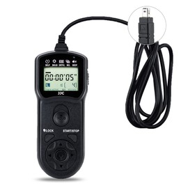 JJC MC-DC2 Timer Remote Control for Nikon Z6 III Z6II Z7II Z5 Z6 Z7 D750 D780 P950 P1000 D7500 D7200 D5600 D5500 D5300 D5200 D5100 D5000 D3300 D3200 D7000 D7100 D610 D600 Cameras