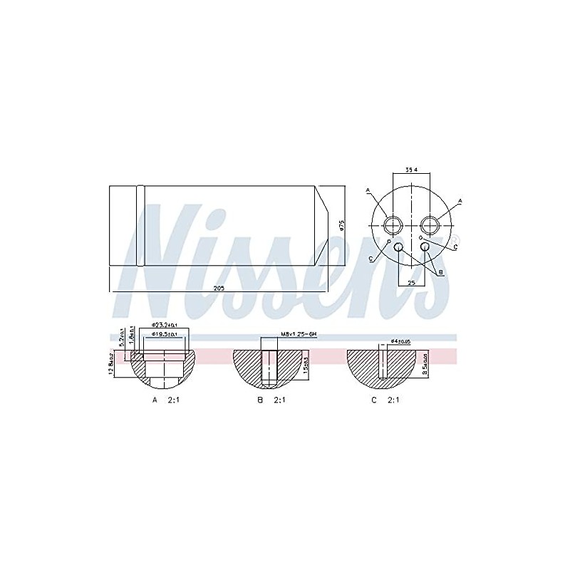 Nissens 95314 Trockner, Klimaanlage