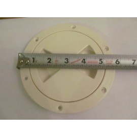 Viking Marine Boat RV CREAM 4" Access Hatch Cover Twist Out Deck Plate USA