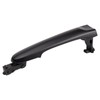 TRQ Front Left Exterior Door Handle Black Drivers Side Compatible