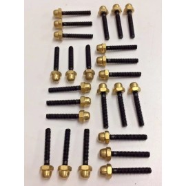 wcc Harley Panhead BRASS ACORN rocker box cover d ring hd chopper bobber     7412-24