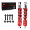 Front Shocks Absorber Red Spring & Bolt lock Nut Compatible