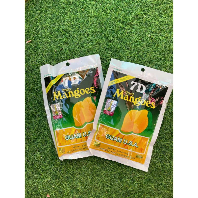7D Dried Mangoes 80g - 4