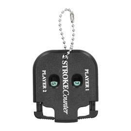 Haofy 2pcs Portable Score Counter Mini Stroke Shot Score Counter with Keychain Counter Marqueur De Score Petanque Obut
