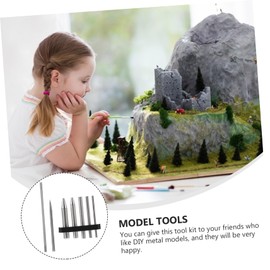 Sewroro 7pcs Metal Model DIY Tool Multi-Functional Bending Assembly Kits for Puzzles Durable Metal Material for Easy Model Building and Crafting