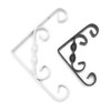 KKlewu Set of 4 Iron Brackets Shelf Brackets Shelf L