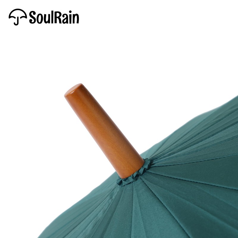 SoulRain 16 Ribs 48" Stick Umbrella Auto Open Solid Color