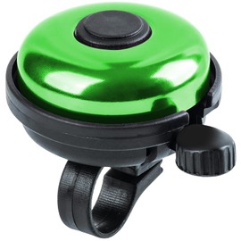 Xthuge Classic Bike Bell, Aluminum Bicycle Bell, Loud Crisp Clear Sound Bicycle Bike Bell for Adults Kids(Green-Right Hand Use)