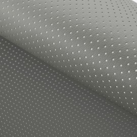 Wilaly Leather Repair Patch, Breathable Perforated Strong Sticky Self Adhesive Repair Patch, DIY Leather Patches for Couches, Furniture, Sofa, Car, Chair (Grey 17x60inch)