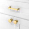 Asimerdeco 10 Pack Brushed Gold Cabinet Pulls 3 Inch(76mm) Kitchen