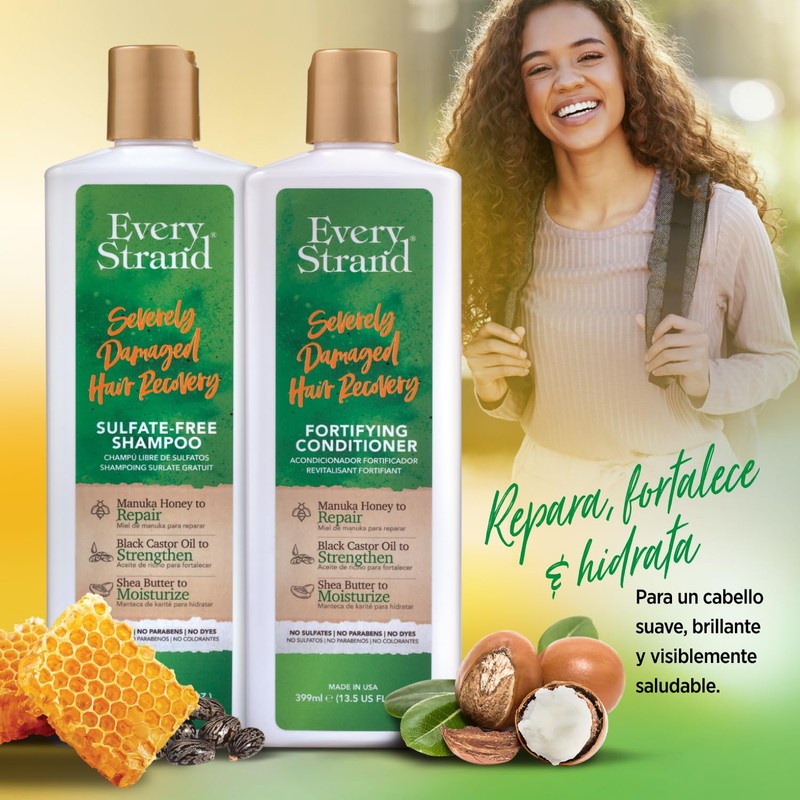 Every Strand Acondicionador Reparador para cabello muy dañado 399ml