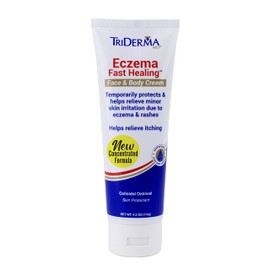 TriDerma Eczema Fast Healing Face and Body Cream, Pack of 4, Helps Protect Skin Irritation and Relieve Itching