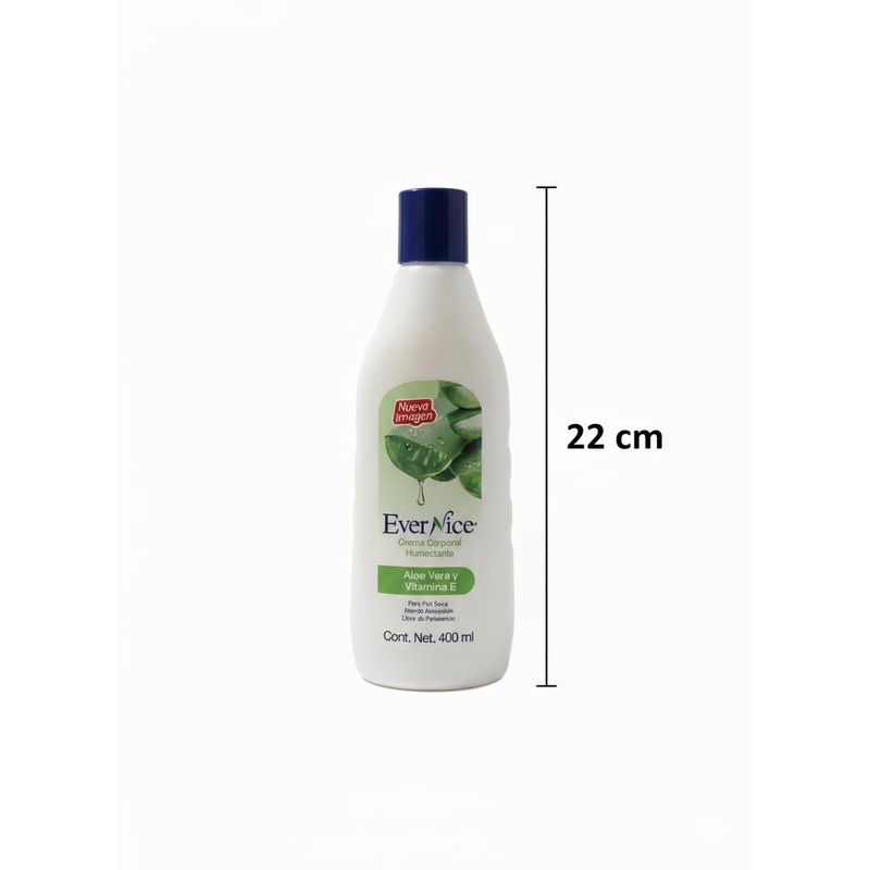 Crema Corporal Humectante Ever Nice con Aloe Vera y Vitamina
