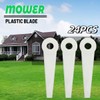 Glomora Lawn Mower Plastic Blade 24 Piece Replacement Kit For