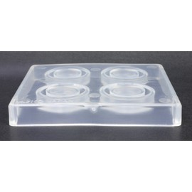 Padico Soft Mold 404220 Resin Mold, Rings, Large