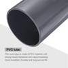 MECCANIXITY 5 Inch PVC Rigid Tube Round Pipe Tubing Hardware
