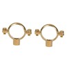 TC 22mm Solid Brass Construction Munsen Ring M10 Pipe Clip