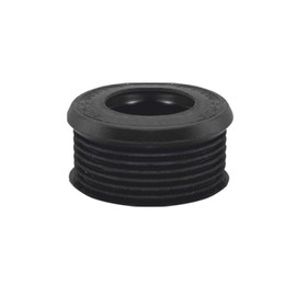STEDO -100229 Euro Rubber Connector Black for Flush Pipe Diameter 55/38