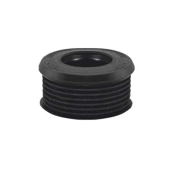 STEDO -100229 Euro Rubber Connector Black for Flush Pipe Diameter