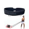 CORECISE Weighted Training Waist Belt for Pulling Sled and Tires,Workout