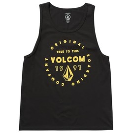 Volcom Men's Tank Top-Sleeveless Athletic Shirt-Breathable Cotton, Classic Fit for Beach, Training & Casual Wear, Black