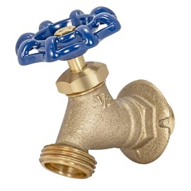 Eastman Brass Irrigation Sillcock Valve, 1/2 Inch Sweat x 1/2 inch MHT Connection, Brass Plumbing Fitting, 20222