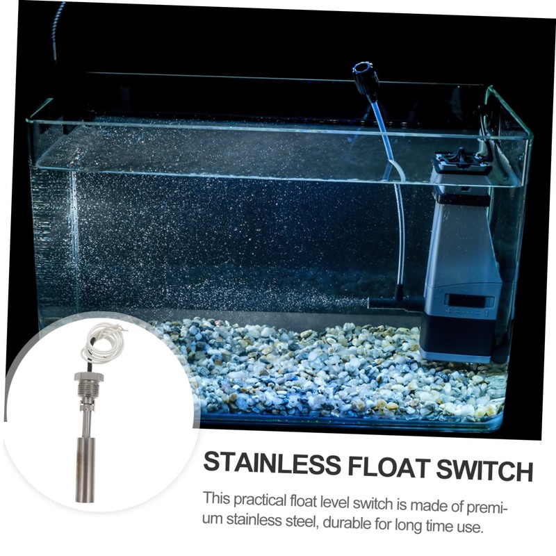 STOBAZA 2pcs Stainless Float Aquarium Liquid Level Sensor Tank Balls
