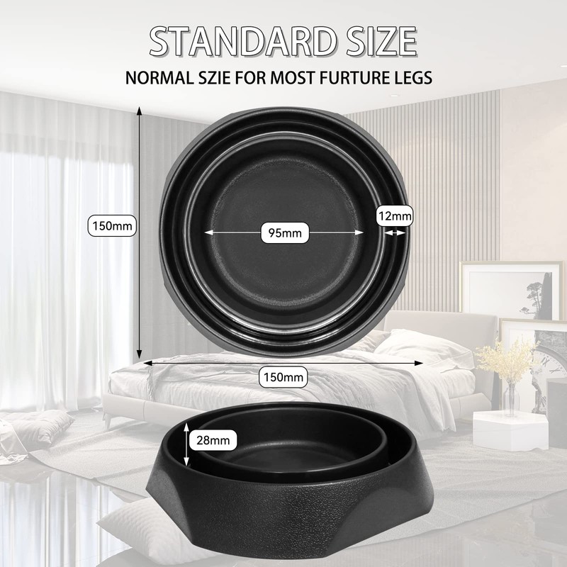 Bed Bug Interceptors with Anti Skid Pads | Bed Bug