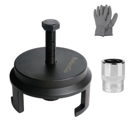 For GM LS Harmonic Balancer Puller 25264 Crank Pulley Puller with 22mm Socket, Automotive Replacement Engine Quickly Removes Harmonic Balancers without Tapped Holes