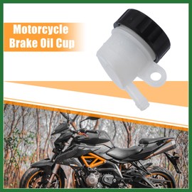 Motoforti Universal Motorcycle ATV Dirt Bike Master Cylinder Fluid Oil Reservoir Rear Brake Clutch Tank Oil Cup for Honda for Yamaha for Kawasaki for Suzuki Long-lasting