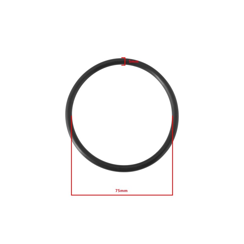 Create idea 4 Stück Filter Top Nitrilkautschukdichtungen 75x5mm Filter O-Ringe