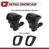 HEROFFIX 2pcs Windshield Washer Nozzle for Toyota Camry 2002-2006 Front