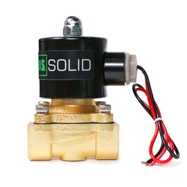 U.S. Solid Solenoid Valve - 1/2” Zinc-Alloy 12V DC Solenoid Valve, NBR Seal