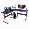napfox L Shaped 51" Computer Desk Gaming Desk E-sports Table