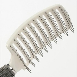 Root Volume Dry Roller Brush 2-Piece Set White Extra Volume