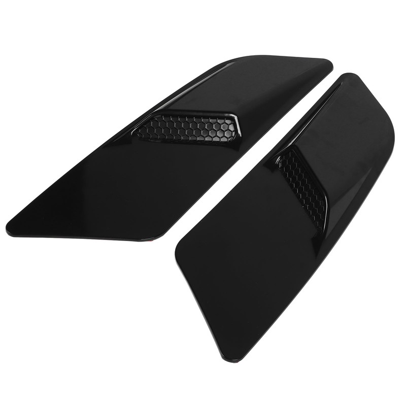 2 Pcs Engine Bonnet Air Vent Cover Front Bonnet Decoration