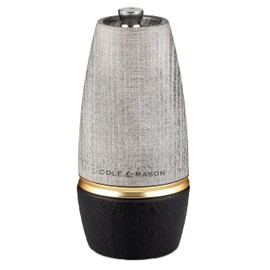 Cole & Mason H322015 Bridgwater Salt Mill, Precision+ Wooden, Cast Iron/Wood, 135 mm, Single, Includes 1 x Salt Grinder