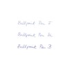 Montblanc Ballpoint Pen Refills (B) Mystery Black 116191 – Refill